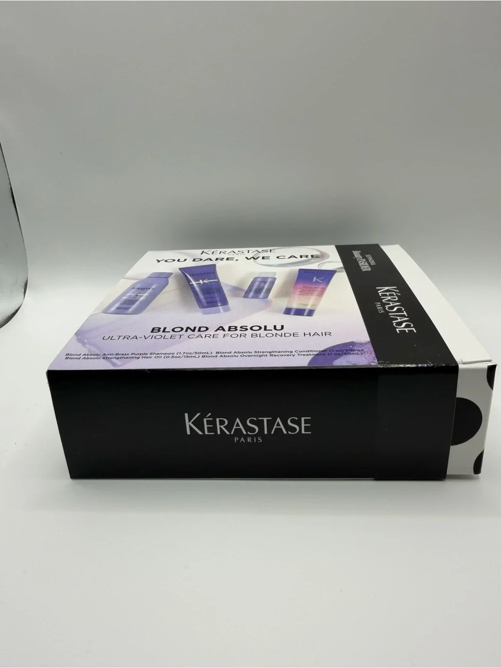 Kerastase Blond Absolu Hair Care Set - Purple, Black, White